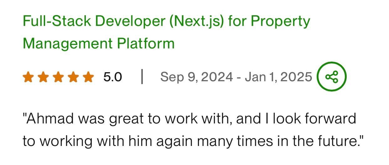 Upwork Client 4 message